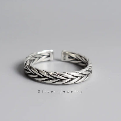Twisted Braided Ring - Weaved Design Ring