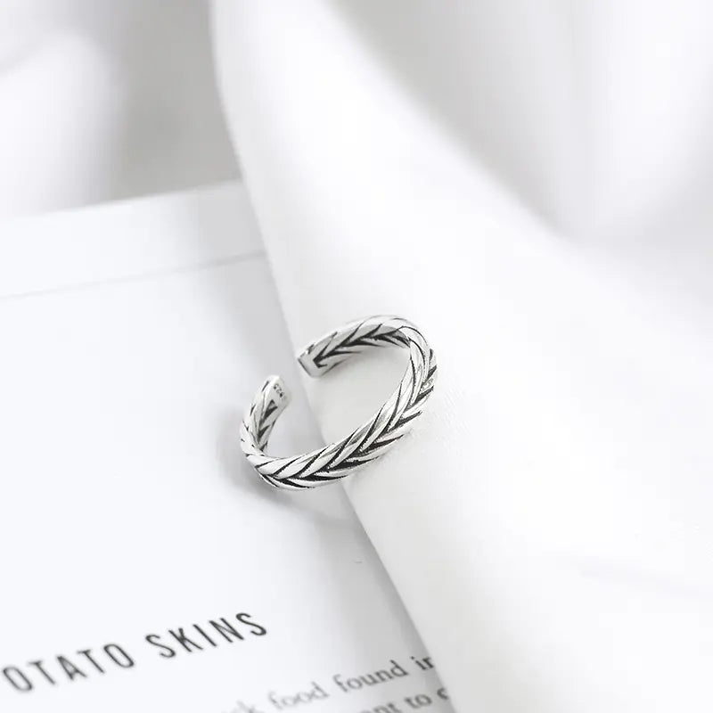 Twisted Braided Ring - Weaved Design Ring
