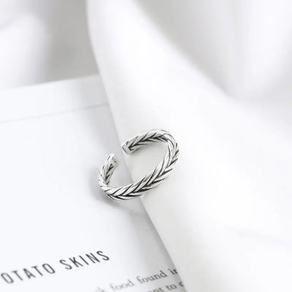 Twisted Braided Ring - Weaved Design Ring