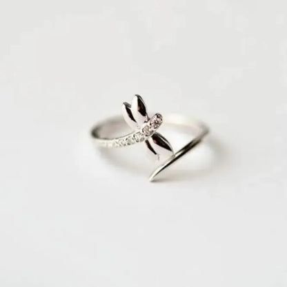Silver Ring Dragonfly